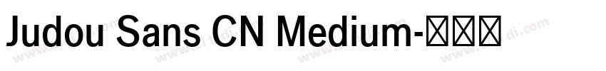 Judou Sans CN Medium字体转换